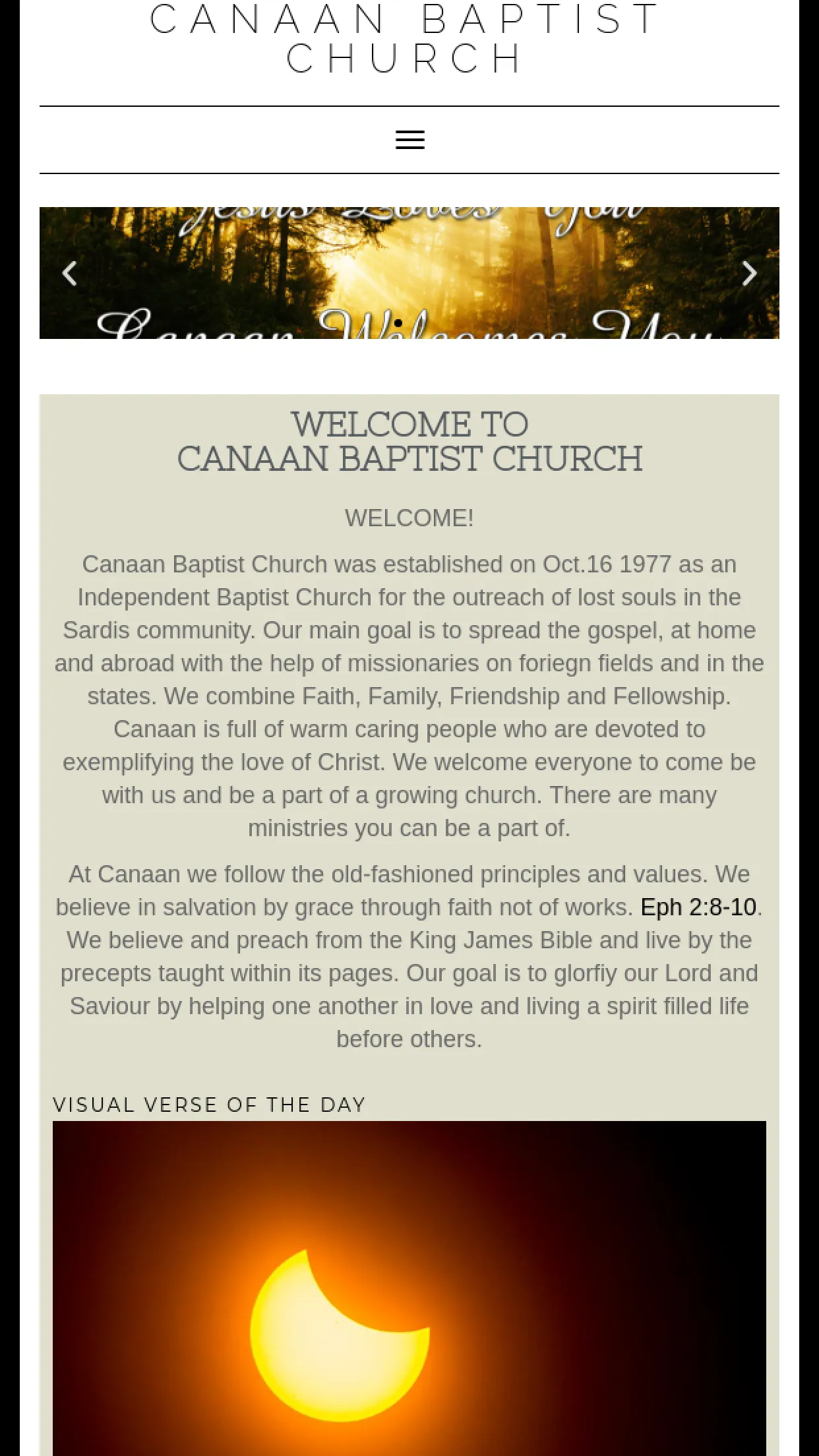 Canaan Baptist Church | Indus Appstore | Screenshot