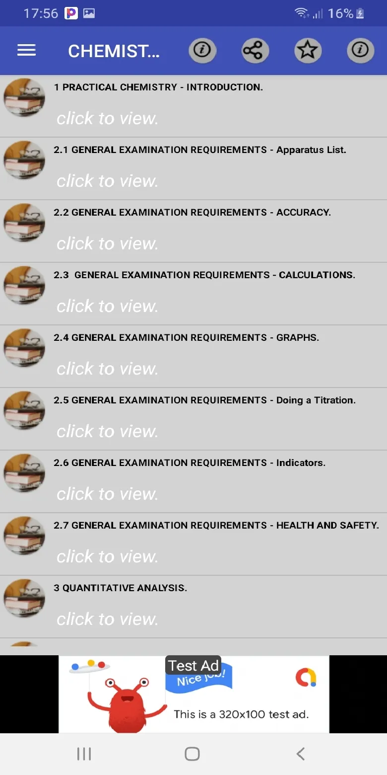 Chemistry: form 1 - 4 practica | Indus Appstore | Screenshot