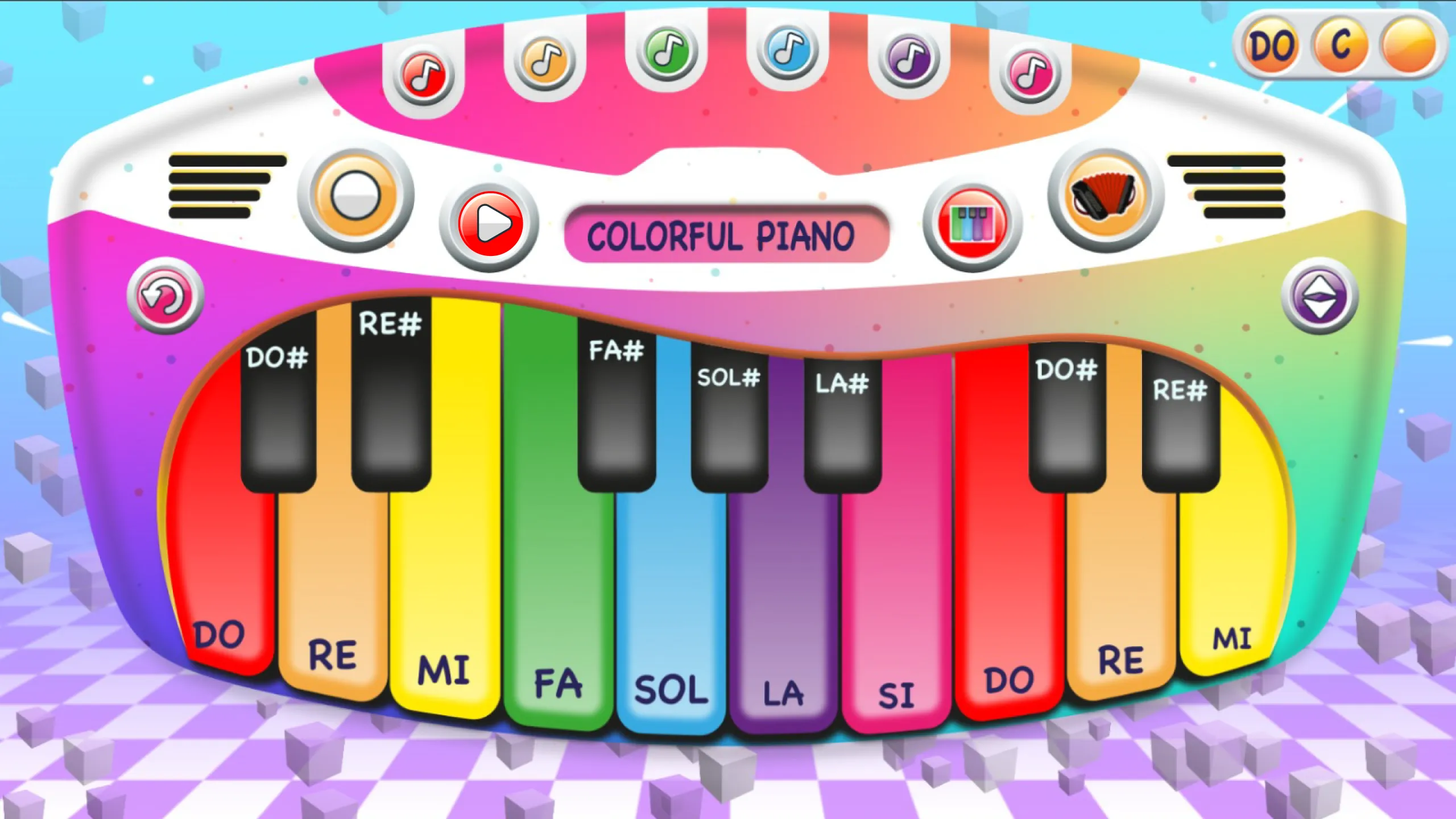 Colorful Piano | Indus Appstore | Screenshot