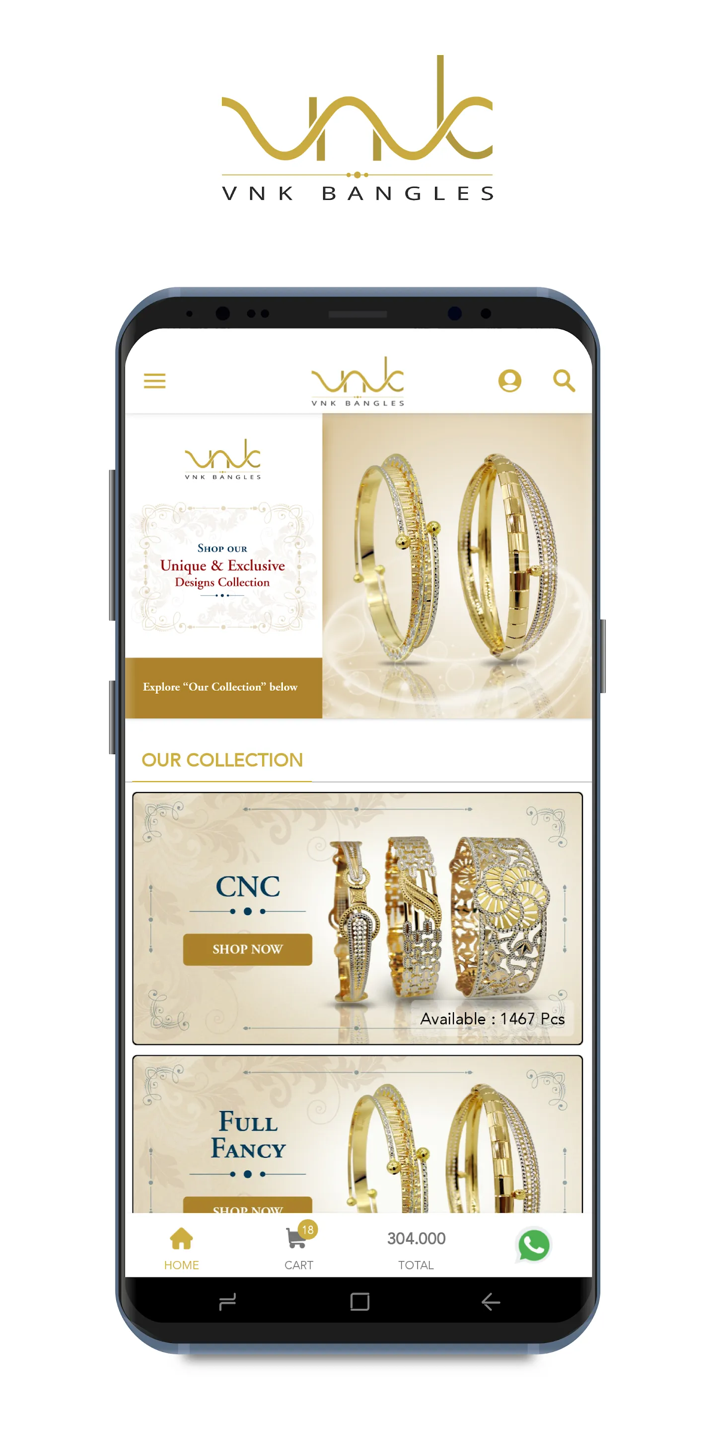 VNK Bangles - Online | Indus Appstore | Screenshot