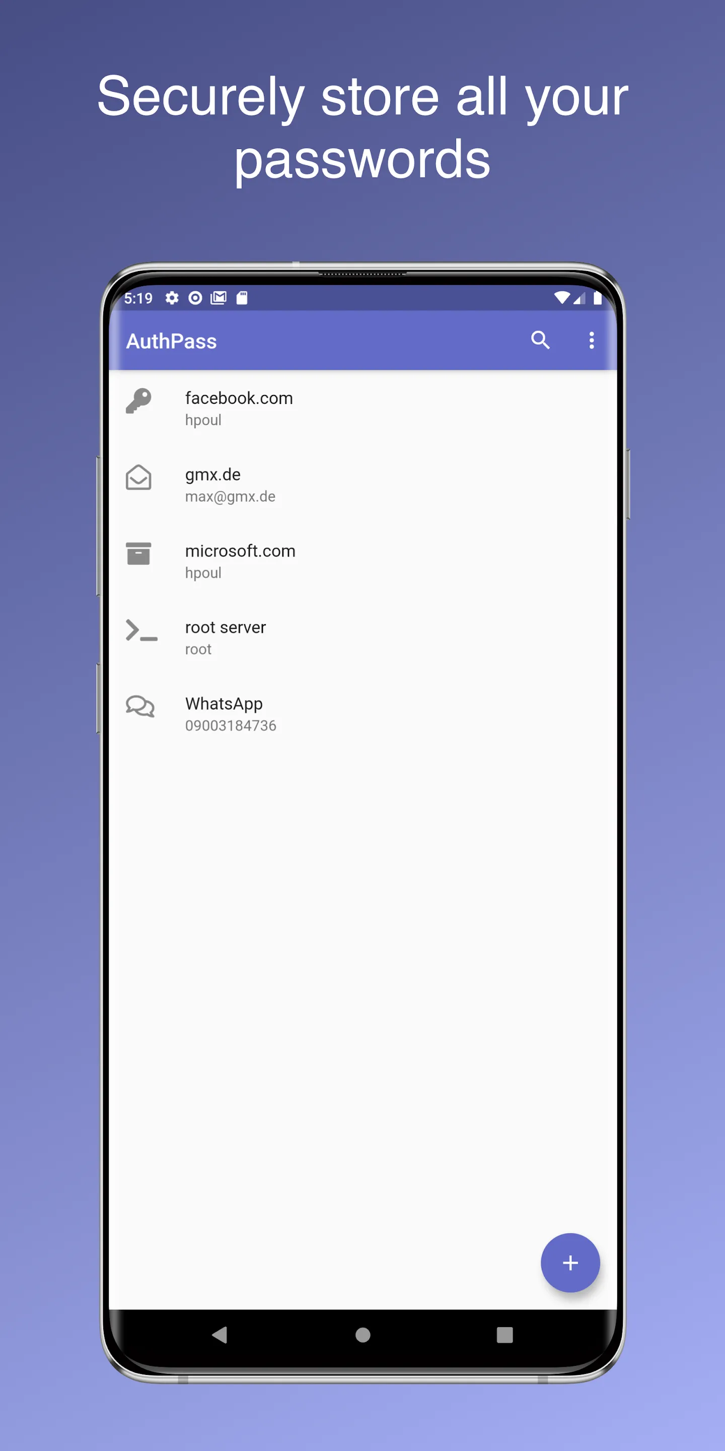 AuthPass – Password Manager | Indus Appstore | Screenshot