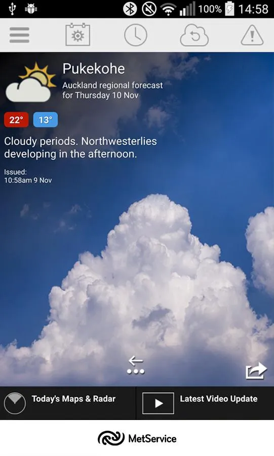 MetService Rural Weather App | Indus Appstore | Screenshot