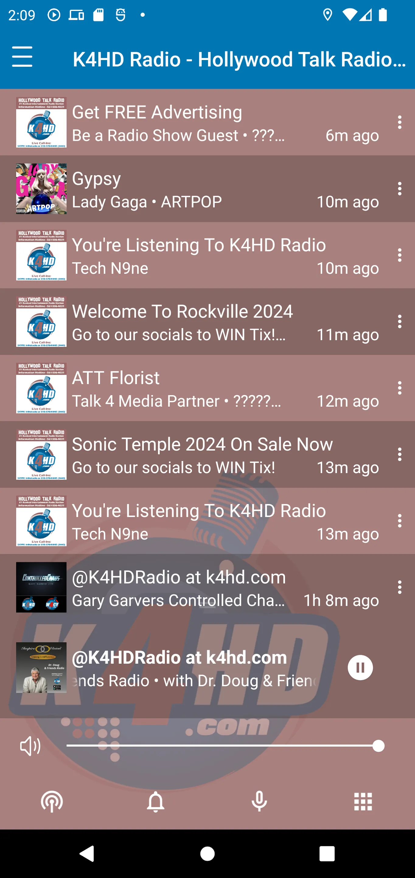 K4HD Radio | Indus Appstore | Screenshot