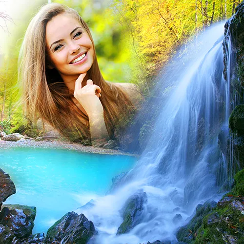 Waterfall Photo Frames | Indus Appstore | Screenshot