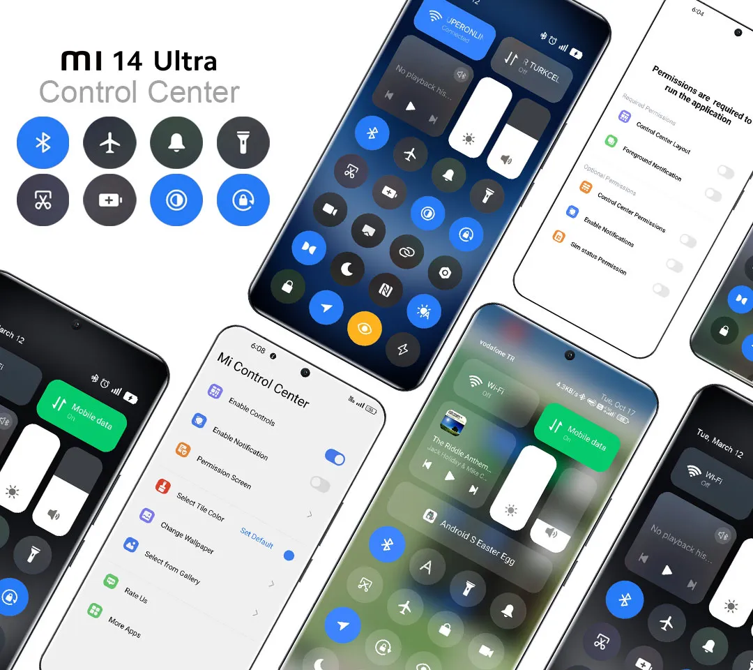 Mi 14 ultra Control Center | Indus Appstore | Screenshot