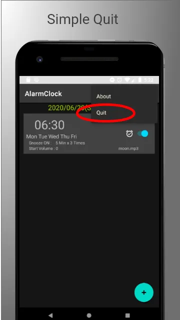 Simple Alarm Clock | Indus Appstore | Screenshot