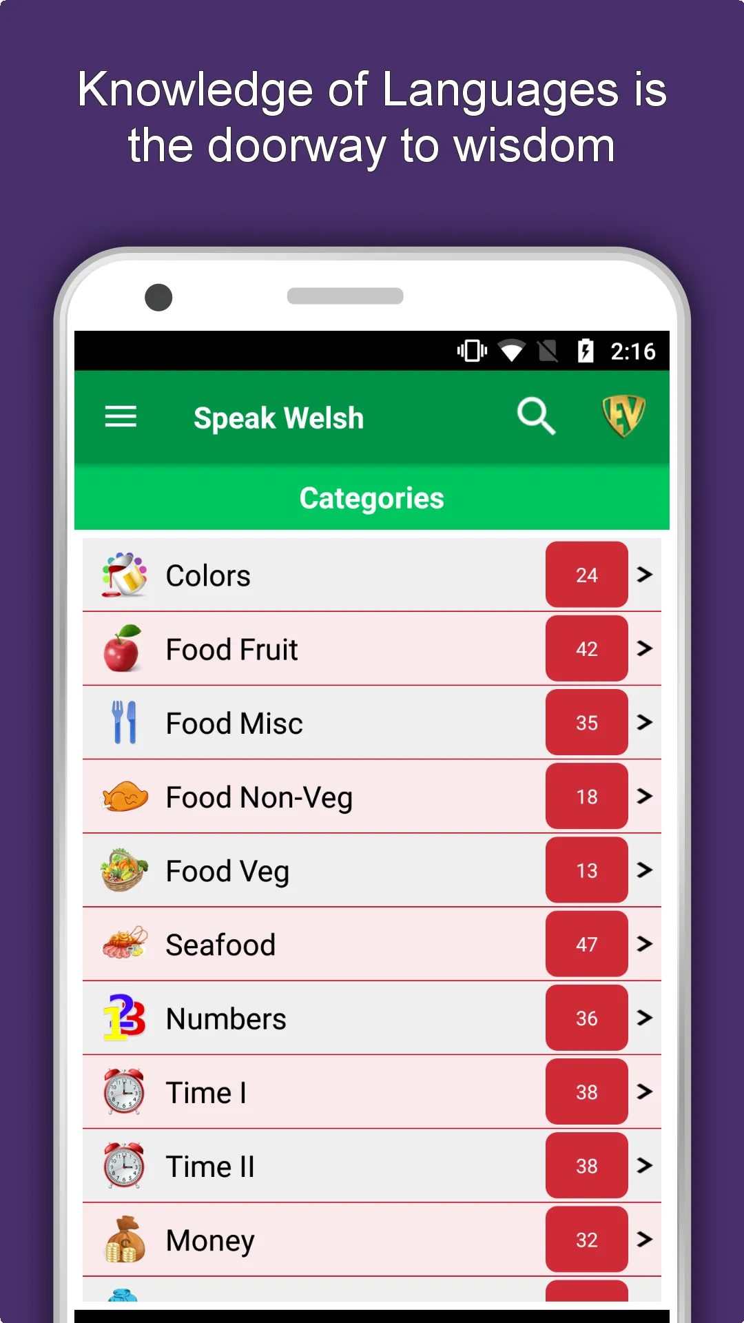 Learn Welsh Language Offline | Indus Appstore | Screenshot