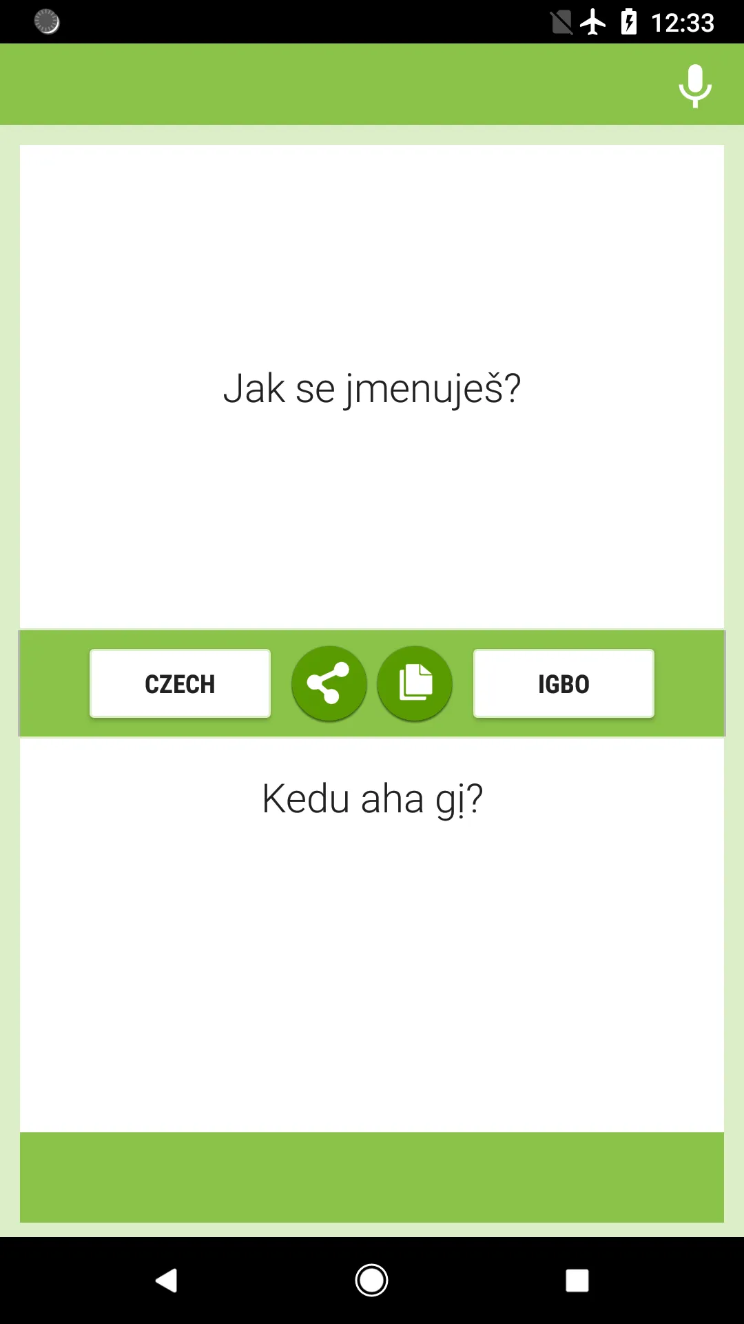 Czech-Igbo Translator | Indus Appstore | Screenshot