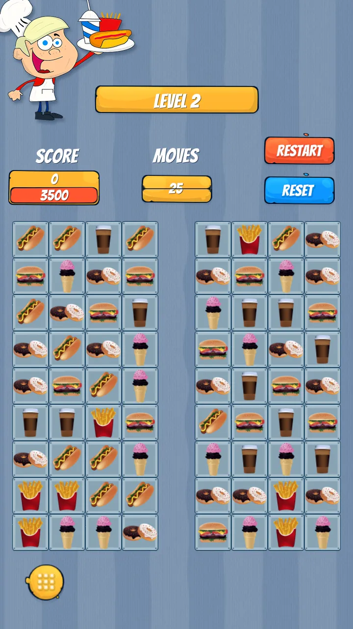 Match 3 - Fast Food | Indus Appstore | Screenshot