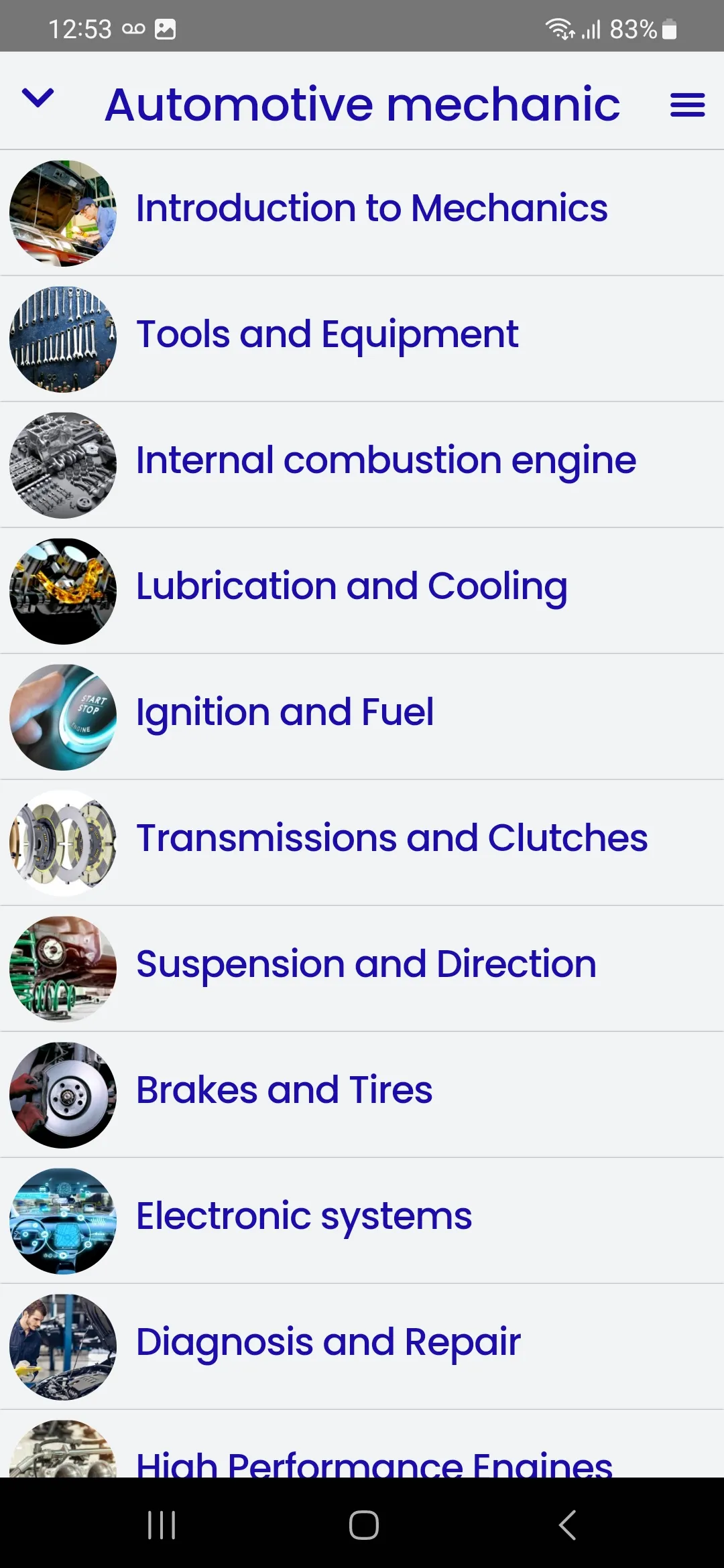 Automotive Mechanics Course | Indus Appstore | Screenshot