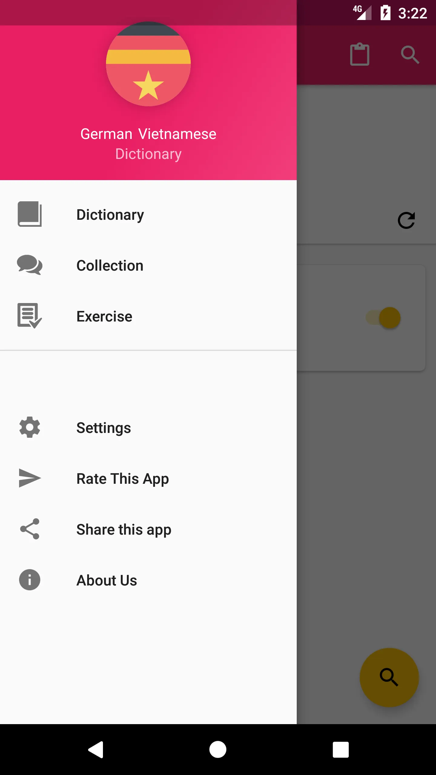 German Vietnamese Dictionary | Indus Appstore | Screenshot