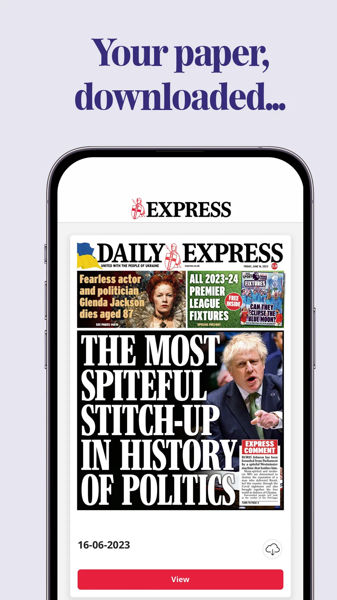 Daily & Sunday Express | Indus Appstore | Screenshot