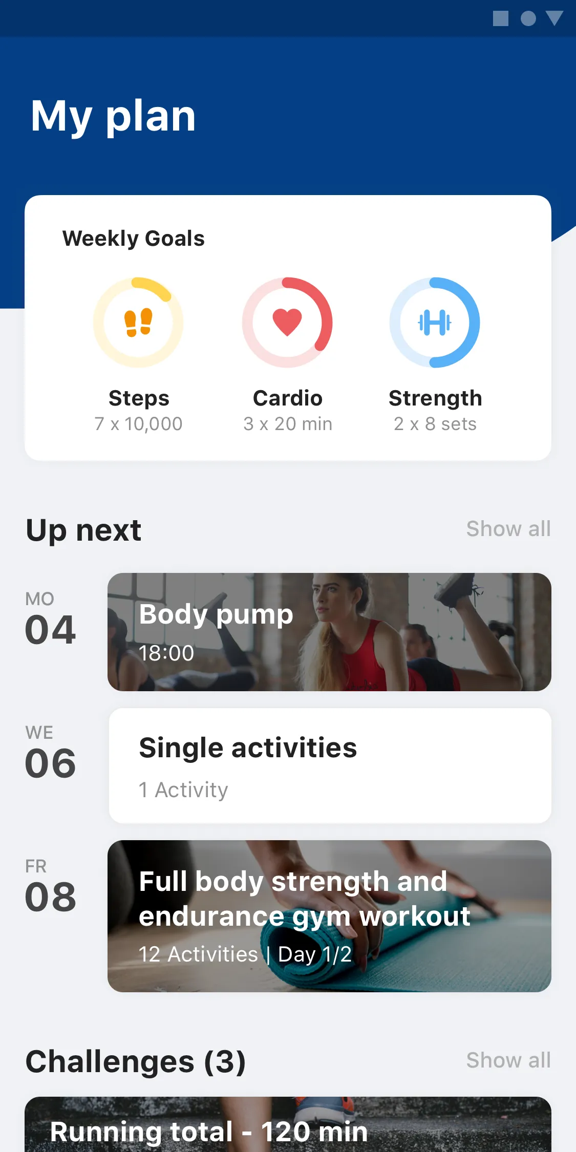 TSC Members' Fitness App | Indus Appstore | Screenshot