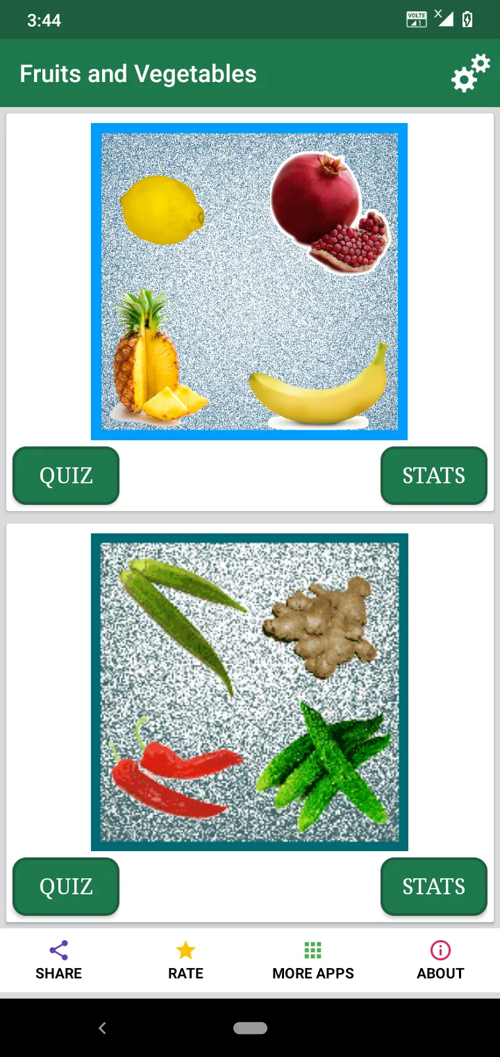 English Fruits and Vegetables | Indus Appstore | Screenshot