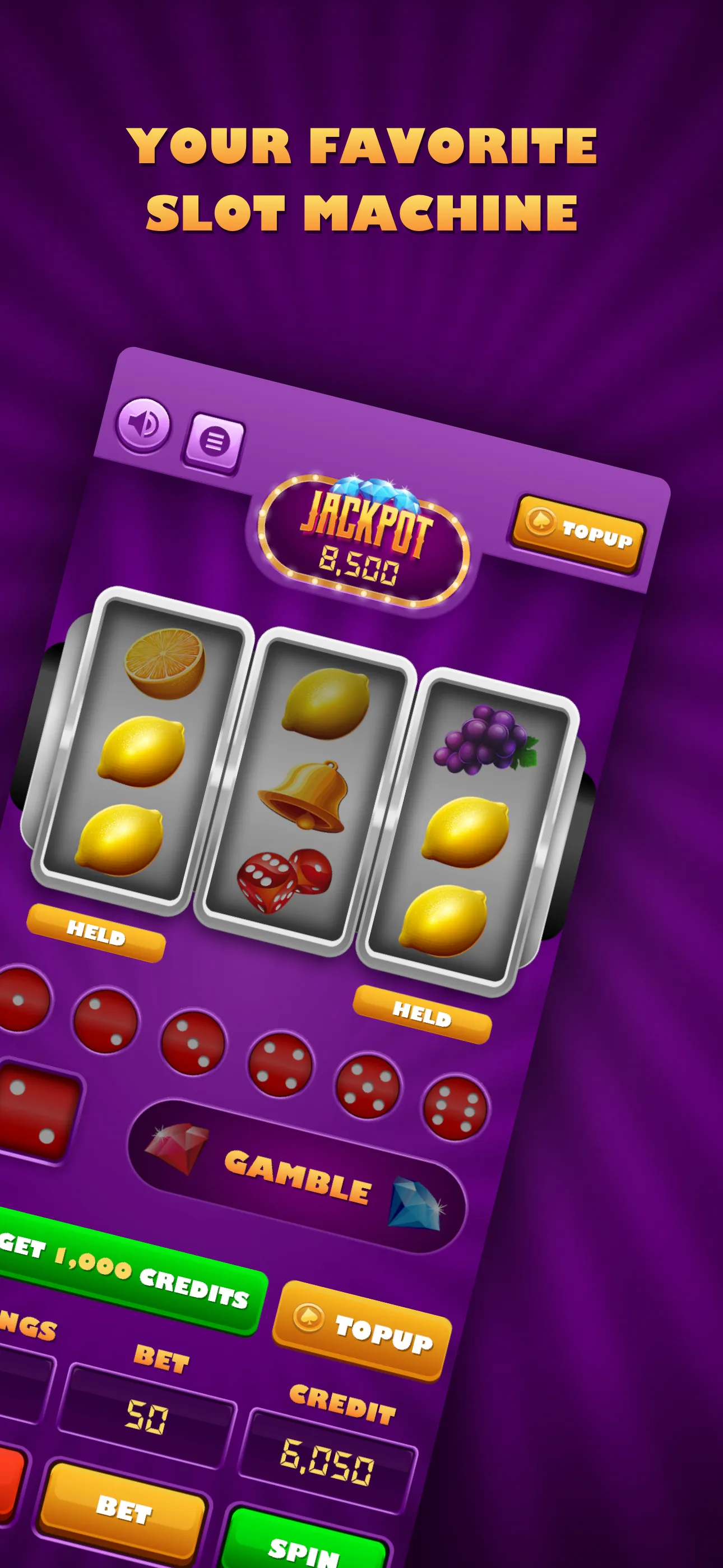 TripleDice Pub Fruit Machine | Indus Appstore | Screenshot