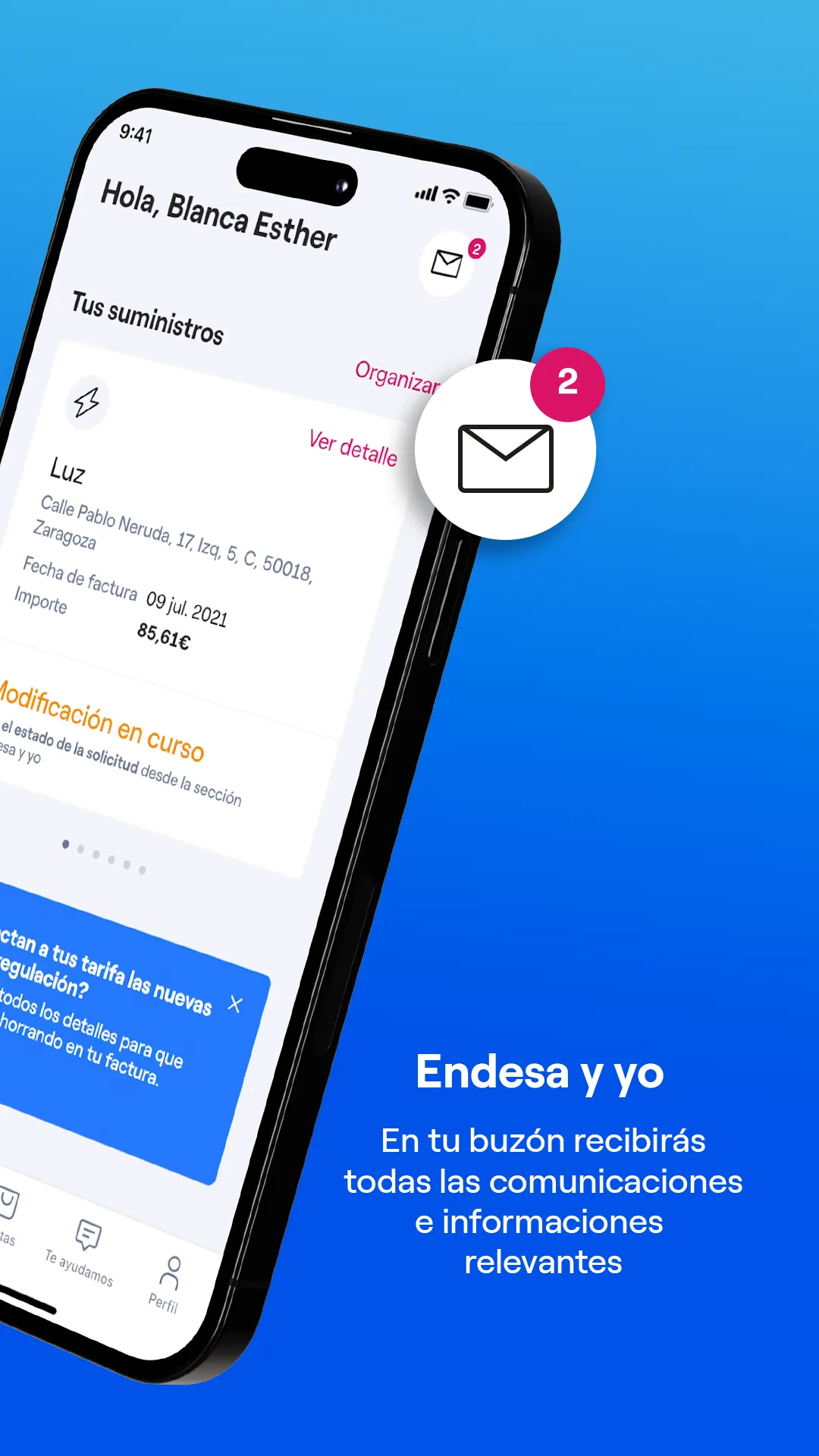 Endesa Clientes, luz y gas | Indus Appstore | Screenshot