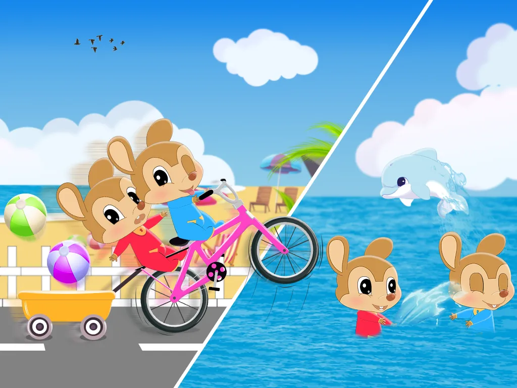 Bonnie and Donnie - Beach Fun  | Indus Appstore | Screenshot