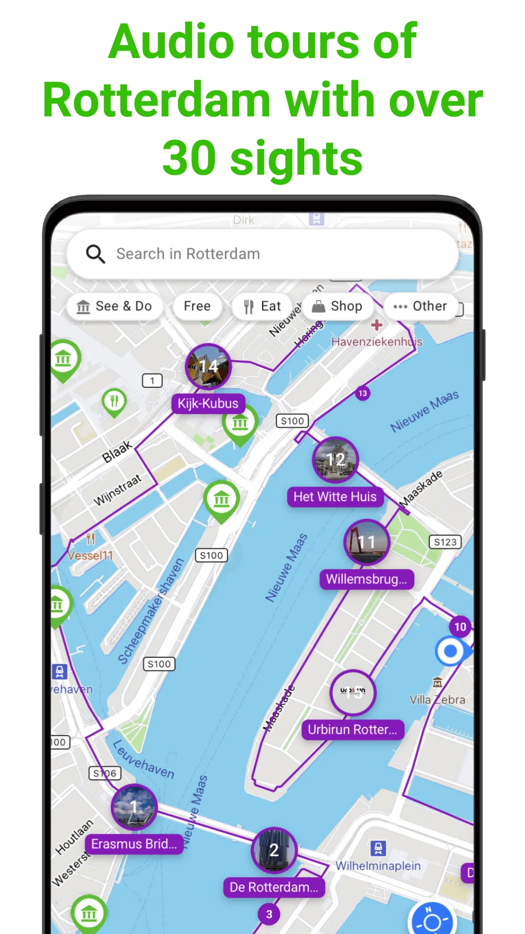 Rotterdam SmartGuide | Indus Appstore | Screenshot