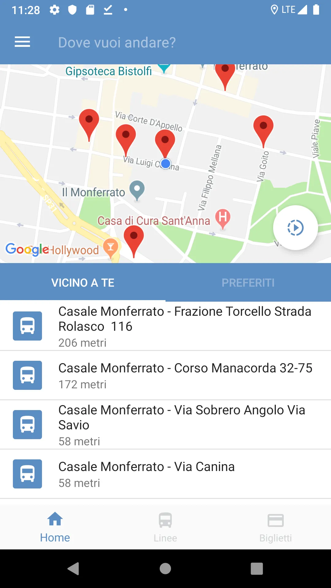 AMC Bus Casale | Indus Appstore | Screenshot