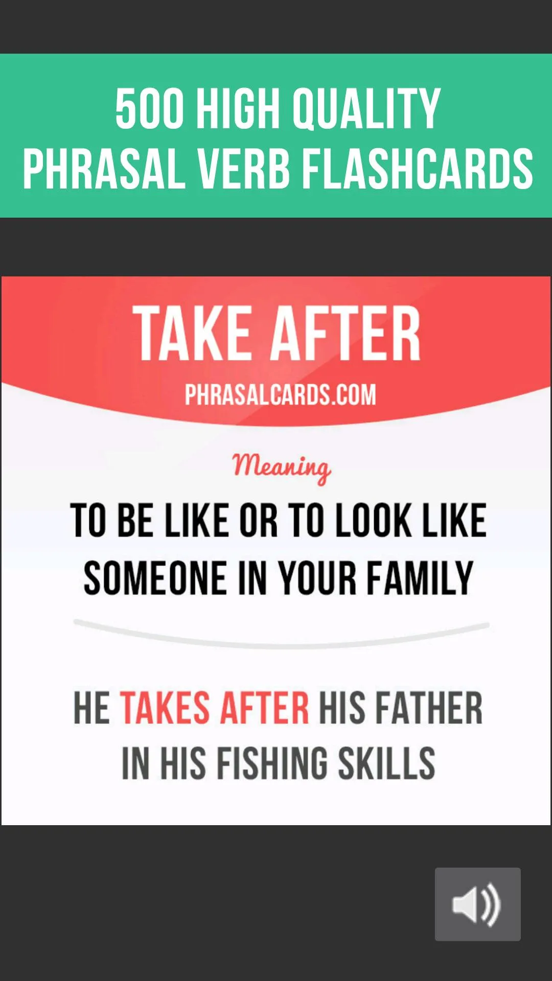 Phrasal Verbs Cards: Learn Eng | Indus Appstore | Screenshot