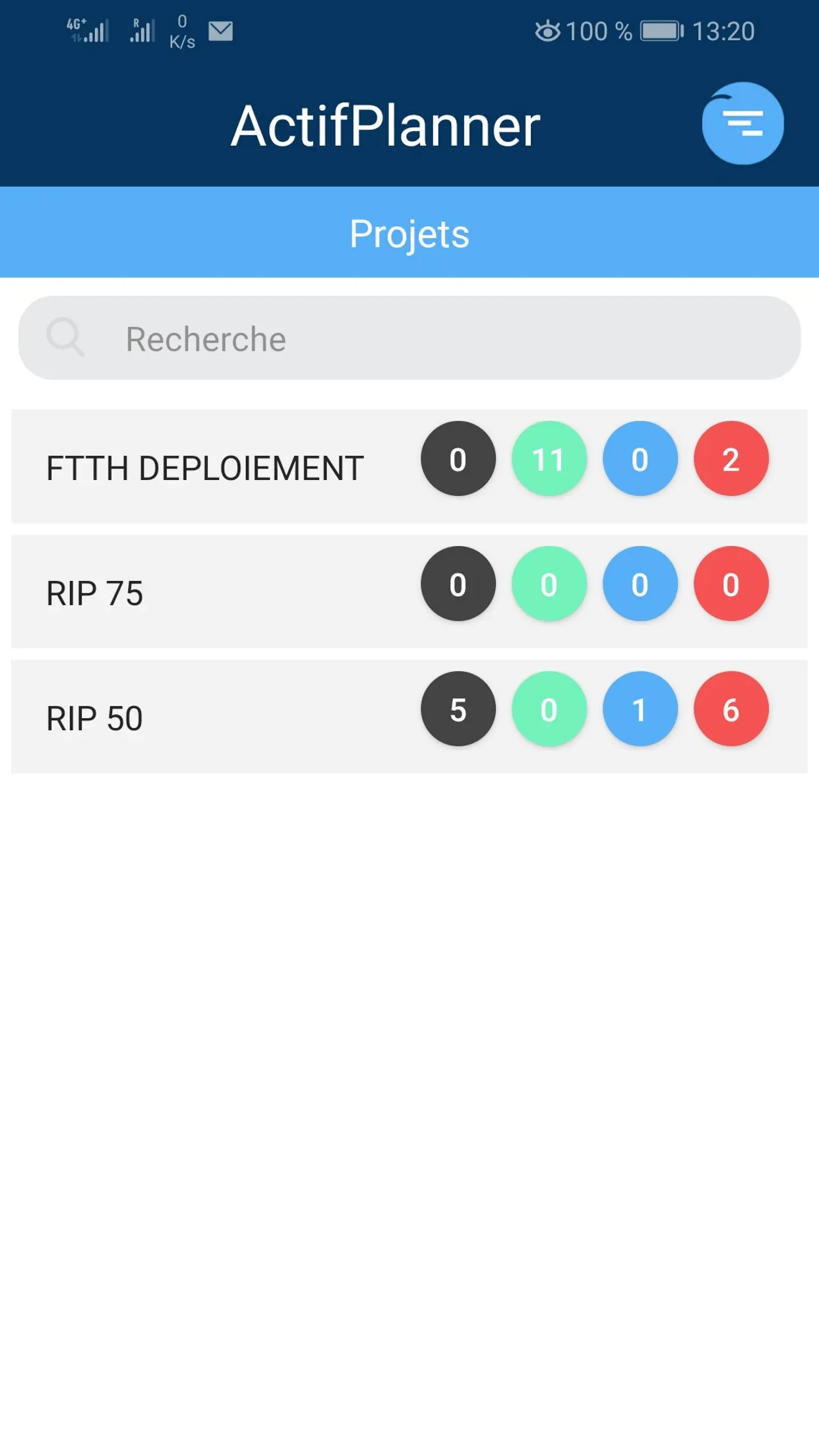 ActifPlanner Offline | Indus Appstore | Screenshot