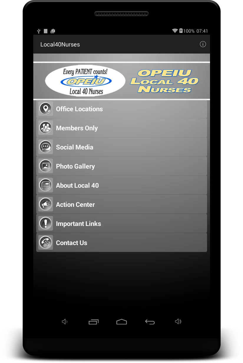 OPEIU LOCAL 40 | Indus Appstore | Screenshot