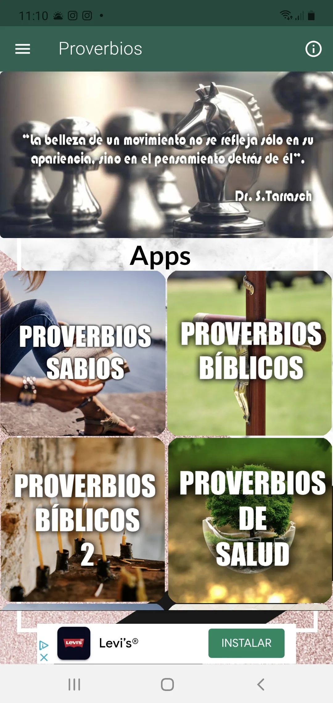 Proverbios Sabios y del Mundo | Indus Appstore | Screenshot