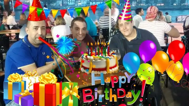 Birthday Party photo Stickers | Indus Appstore | Screenshot