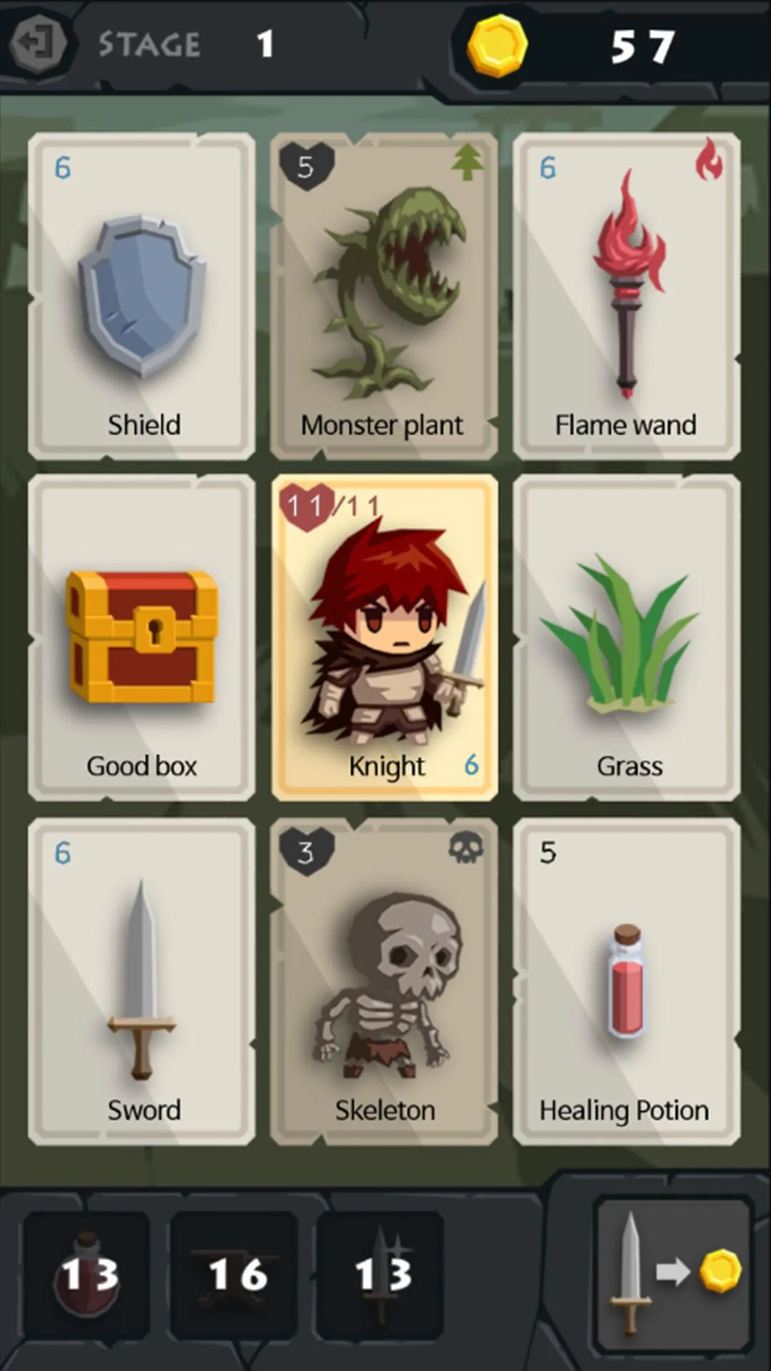 Card Adventure : Rogue Dungeon | Indus Appstore | Screenshot