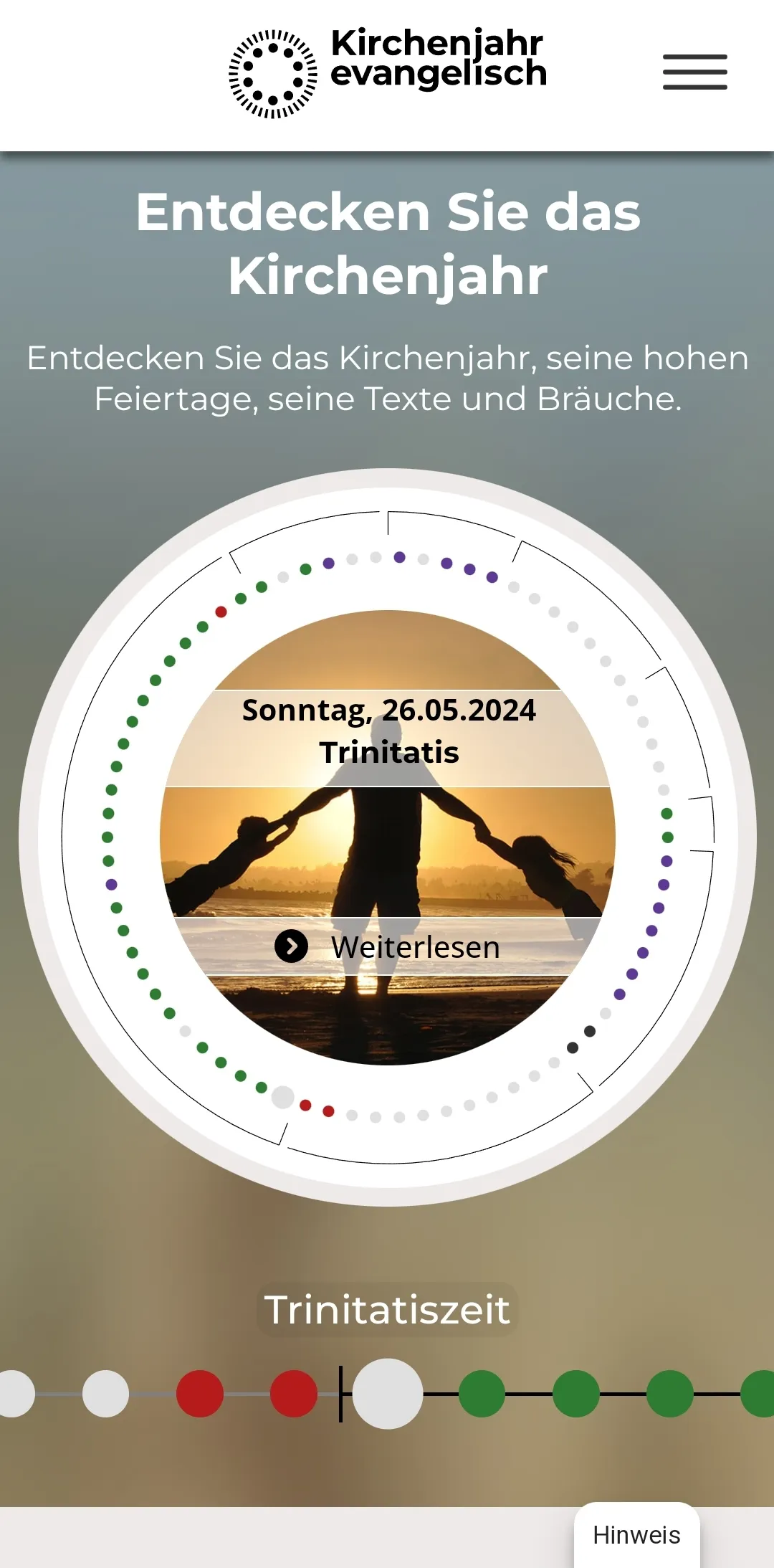 Kirchenjahr evangelisch | Indus Appstore | Screenshot