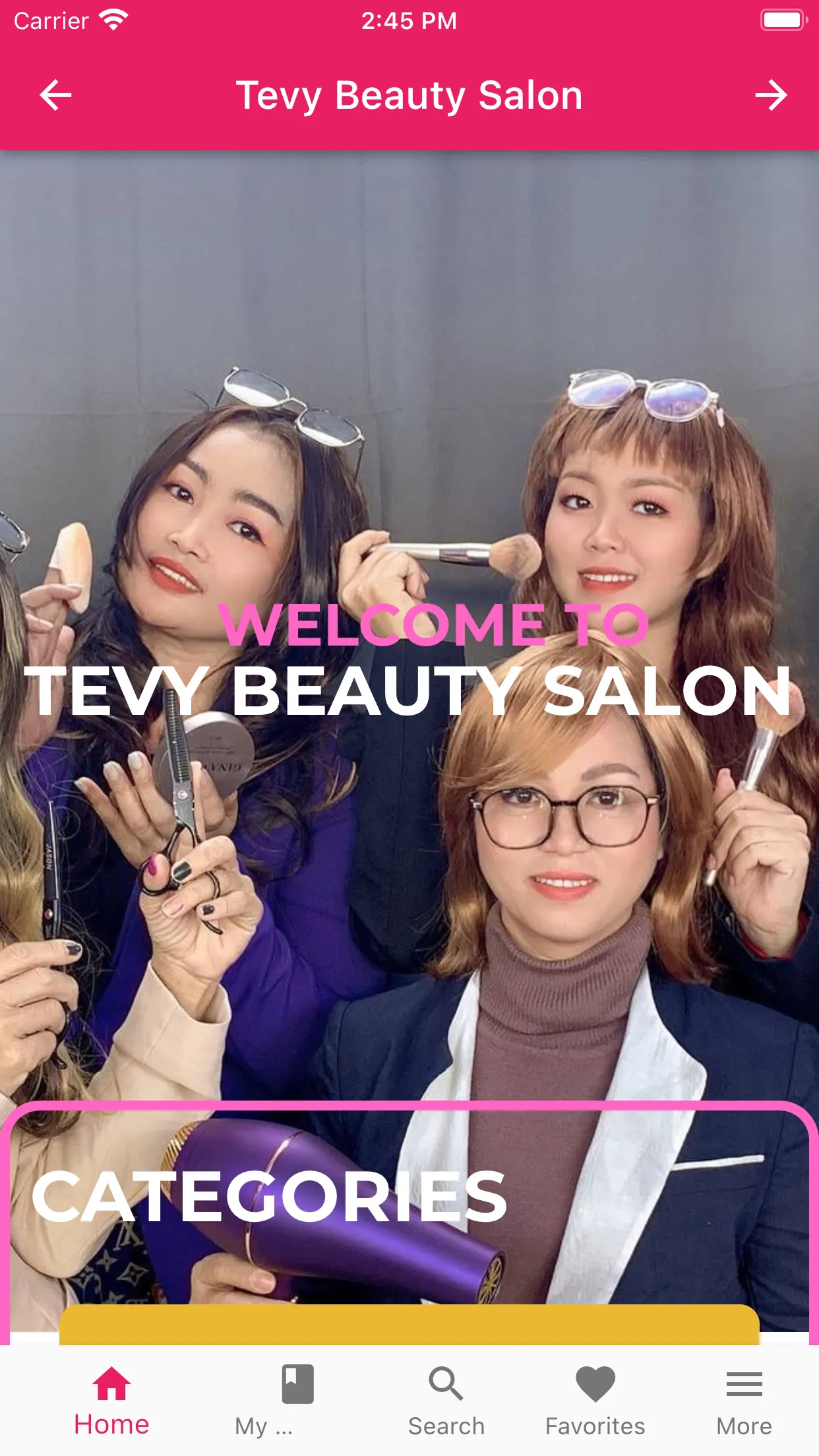 Tevy Beauty Salon | Indus Appstore | Screenshot