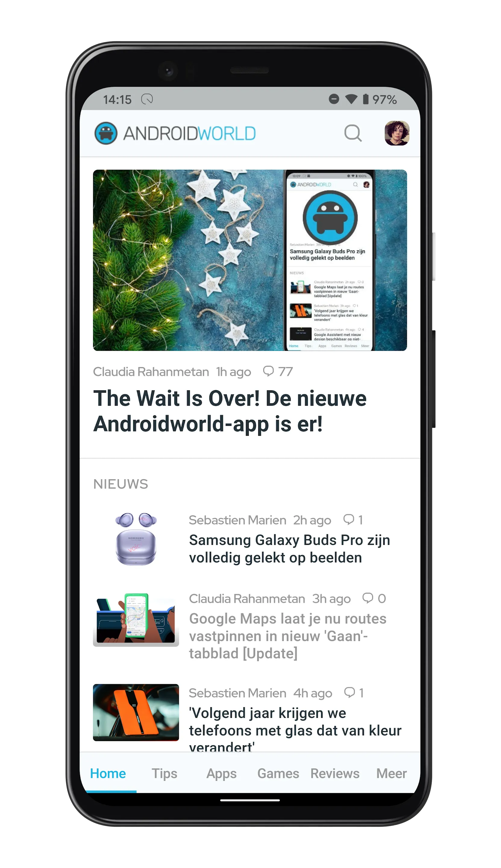 AW Reader: news & apps [Dutch] | Indus Appstore | Screenshot