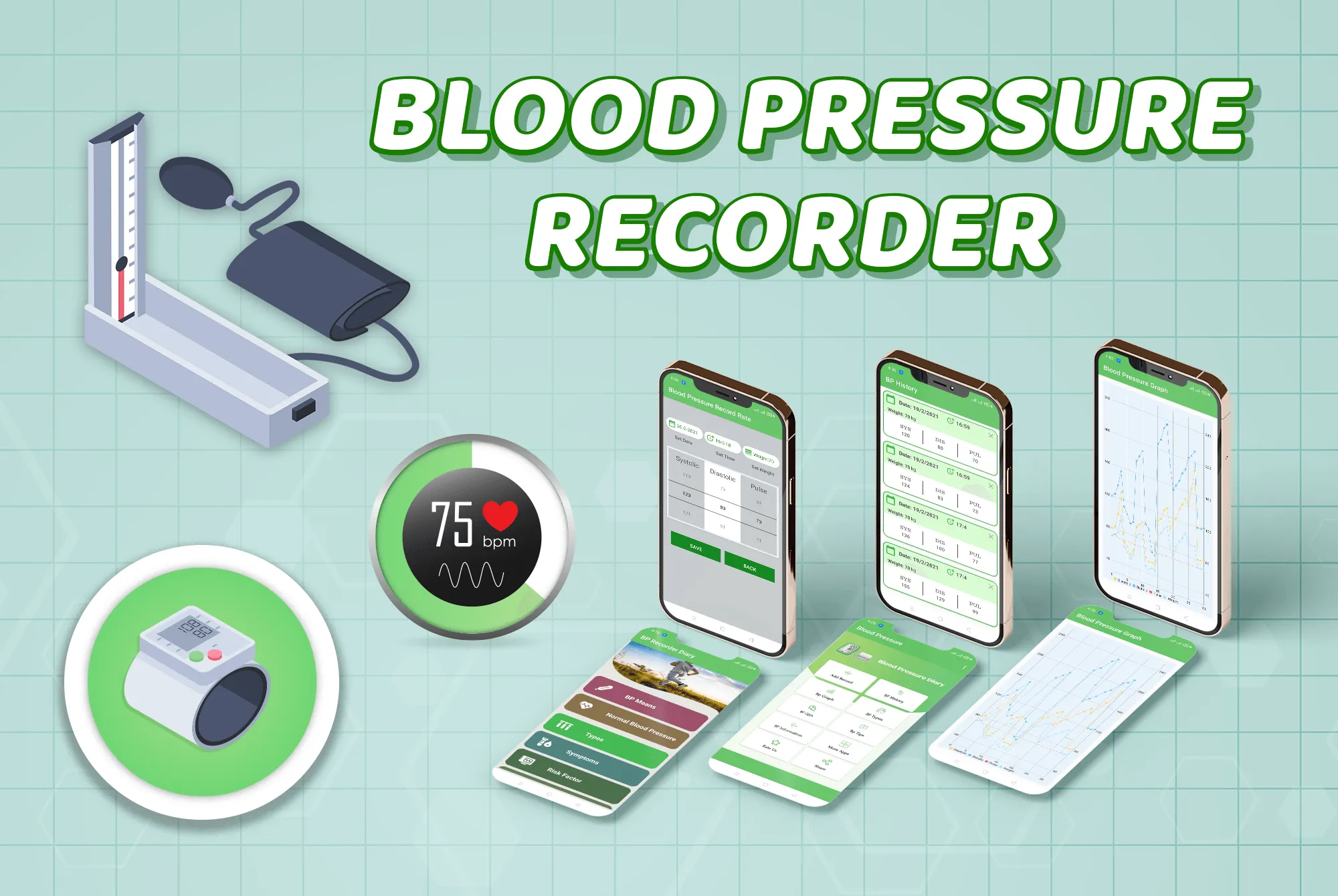 Blood Pressure Diary | Indus Appstore | Screenshot