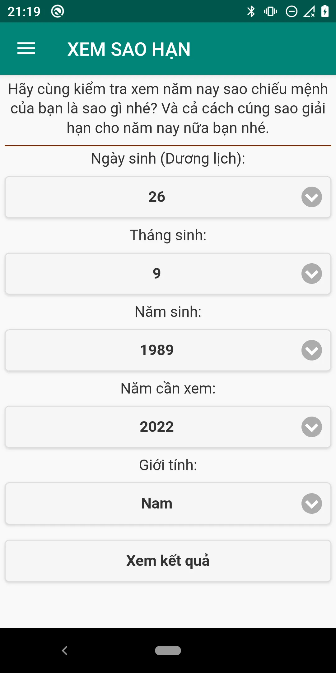 Vận hạn, sao tốt xấu 2024 | Indus Appstore | Screenshot