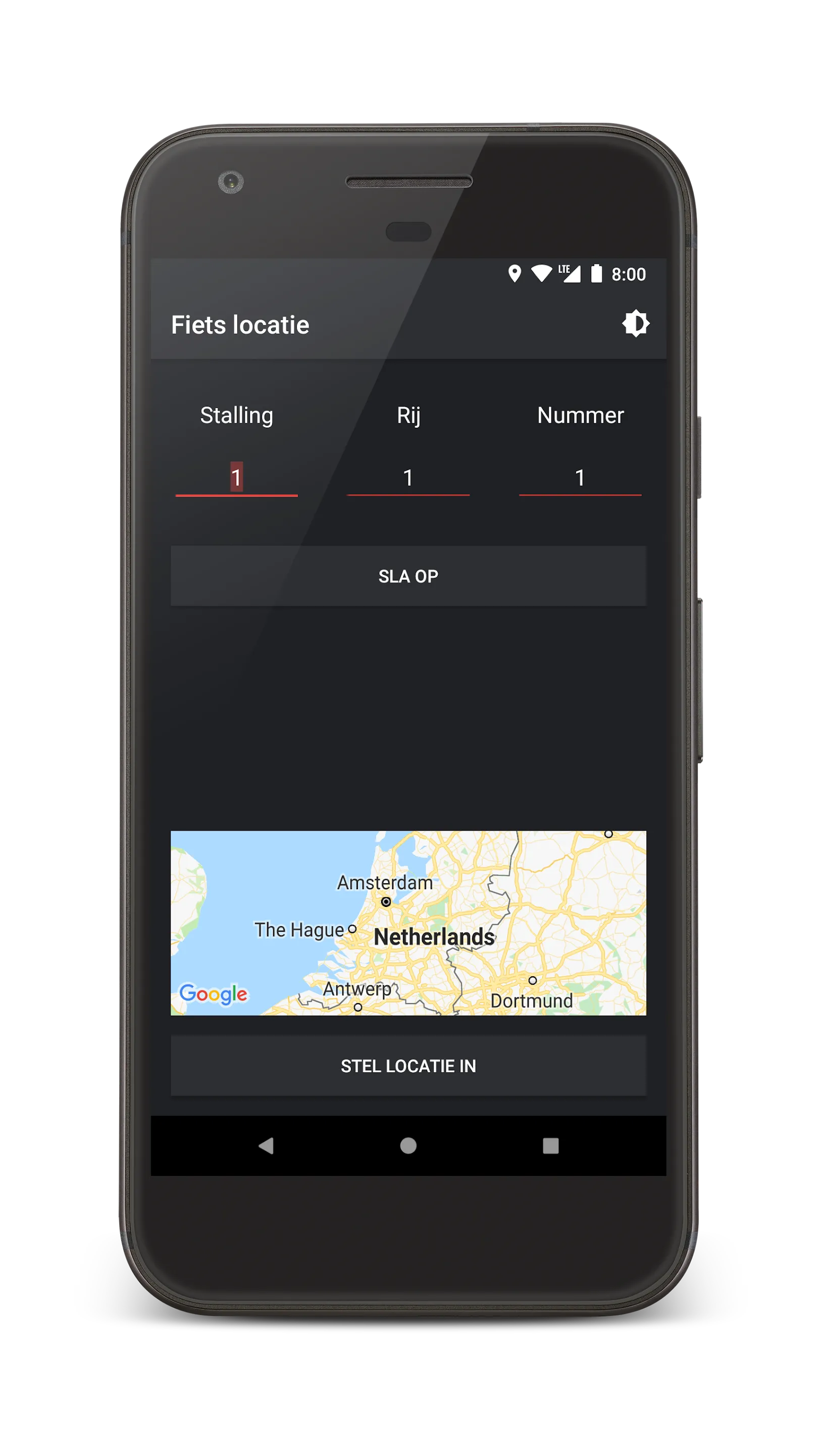 Fiets locatie | Indus Appstore | Screenshot