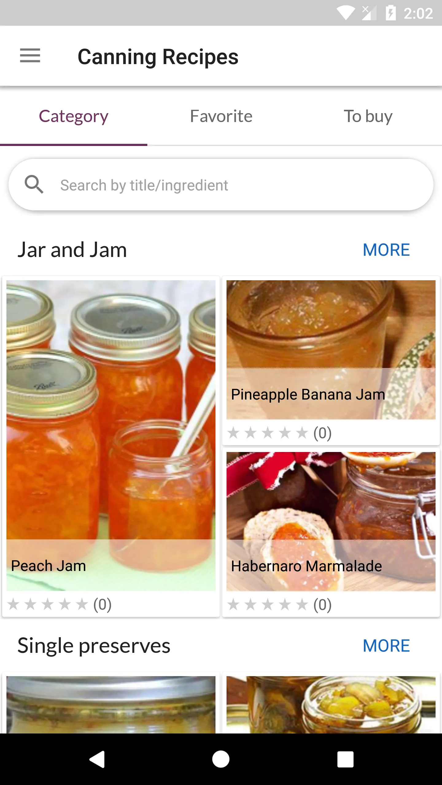 Canning Recipes | Indus Appstore | Screenshot