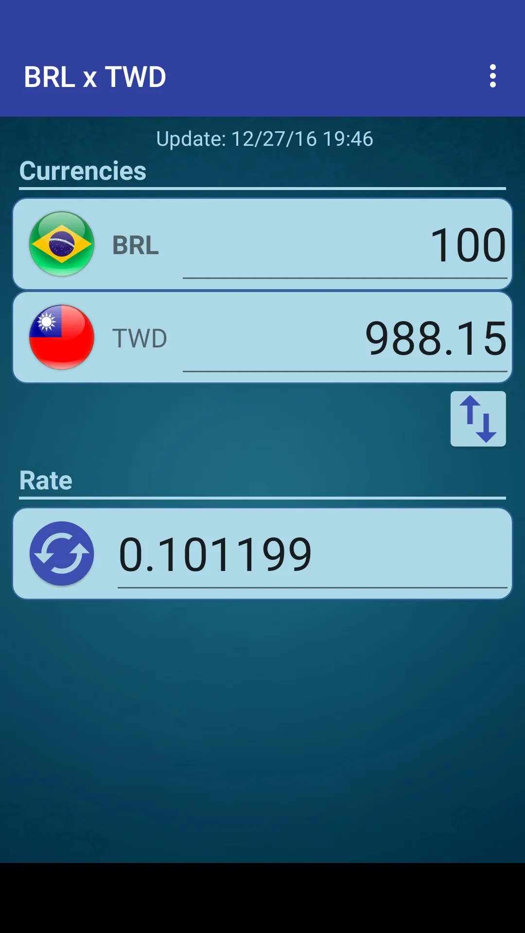 BRL Real x New Taiwan Dollar | Indus Appstore | Screenshot