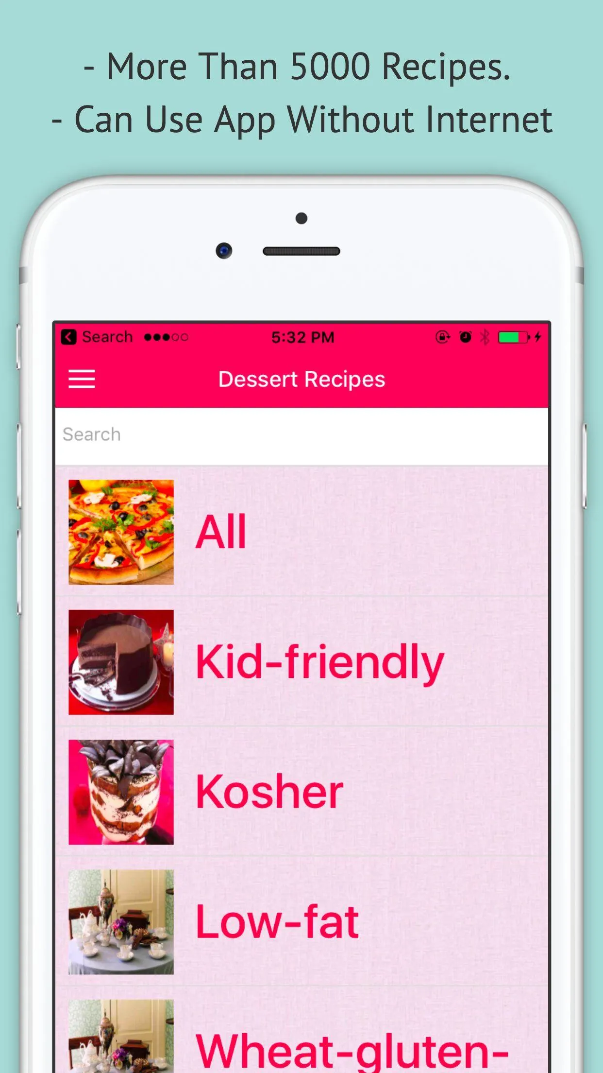 Dessert Recipes - Offline Reci | Indus Appstore | Screenshot