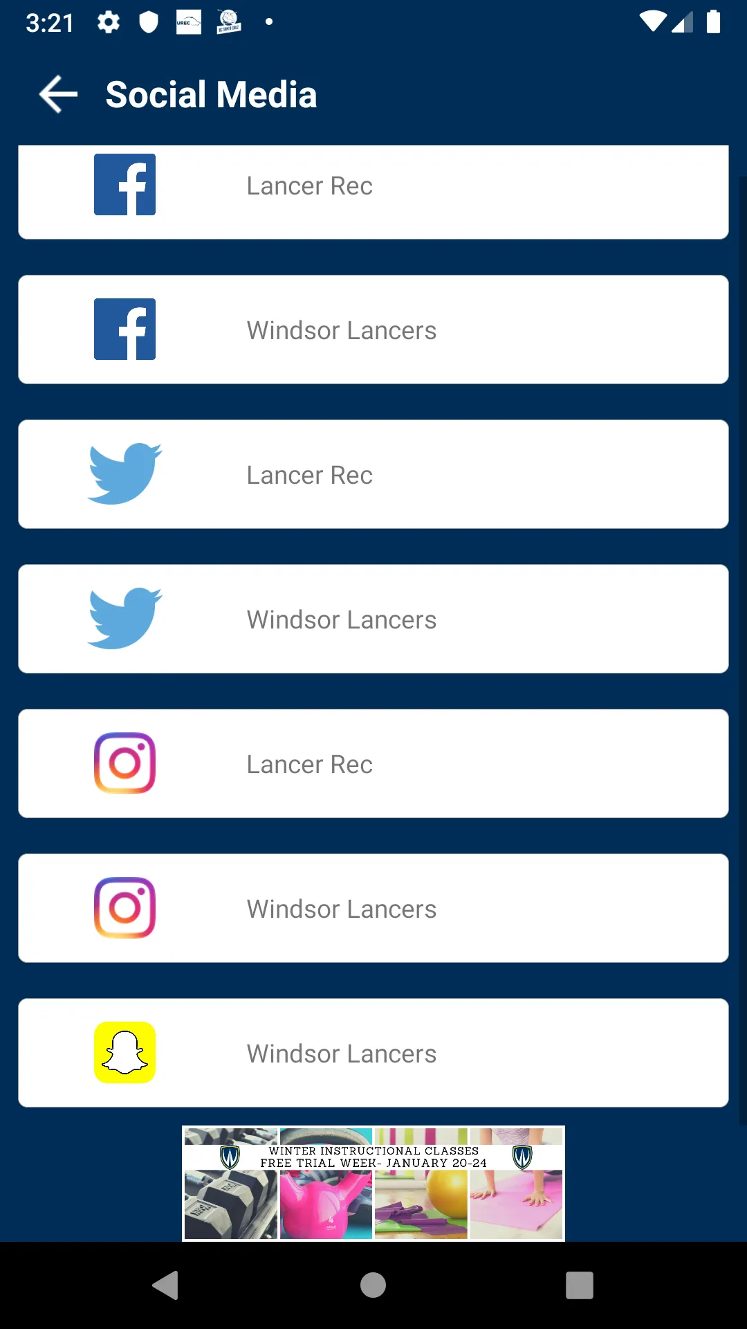 Lancer Athletics & Recreation | Indus Appstore | Screenshot