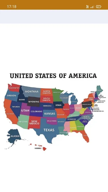 USA  States and Capitals | Indus Appstore | Screenshot