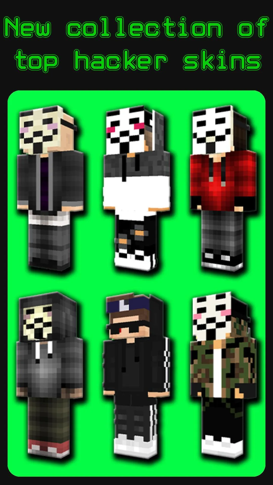 Hacker Skins for Minecraft PE | Indus Appstore | Screenshot