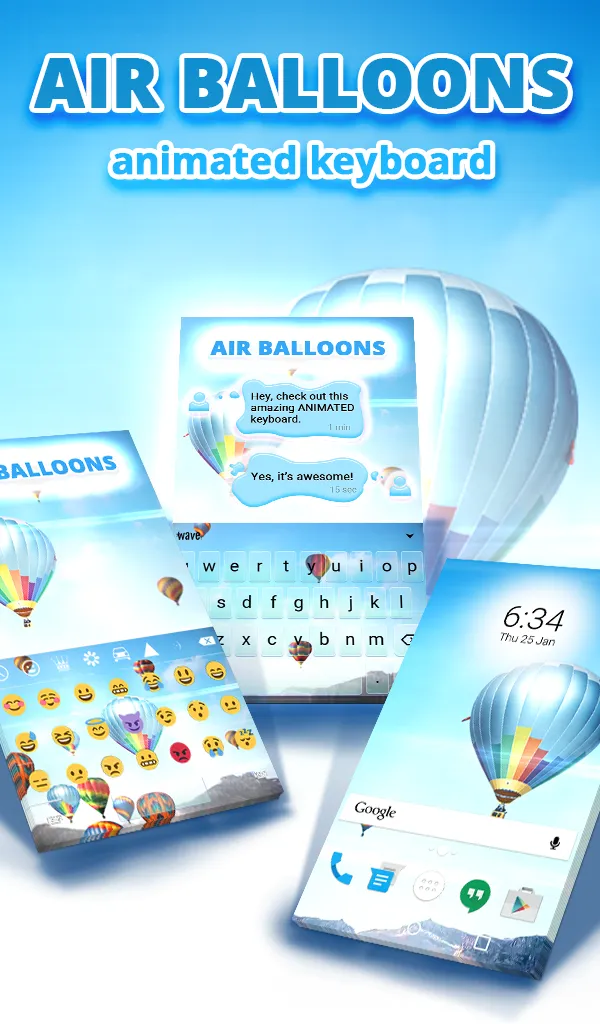 Air Balloons Wallpaper Theme | Indus Appstore | Screenshot