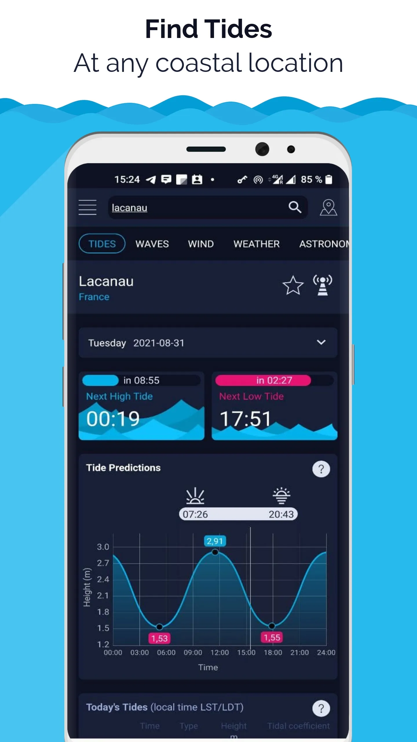 High Tides - Tide chart times | Indus Appstore | Screenshot