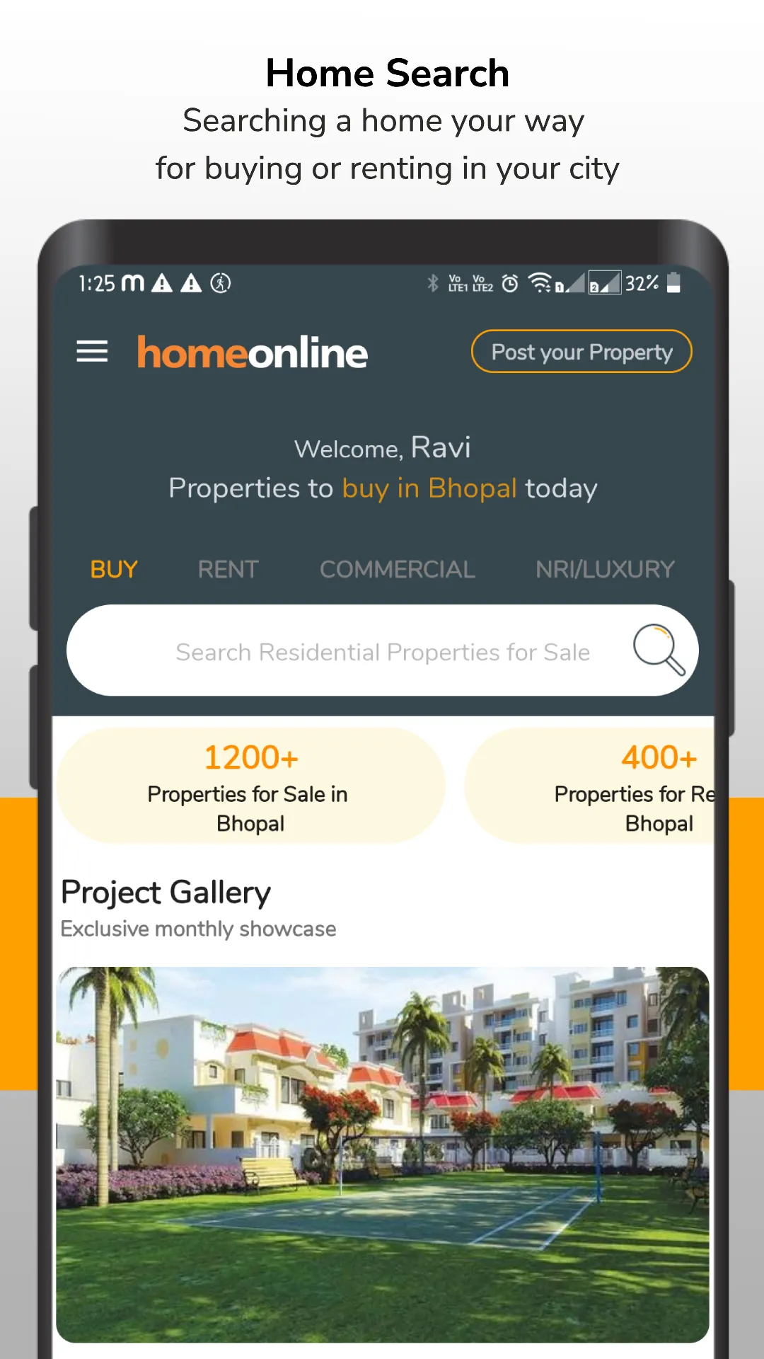 Homeonline - Property Finder | Indus Appstore | Screenshot
