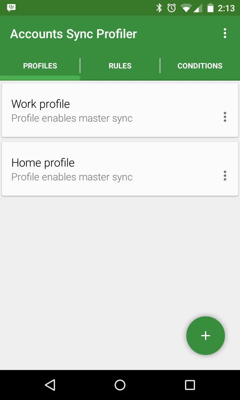 Accounts Sync Profiler | Indus Appstore | Screenshot