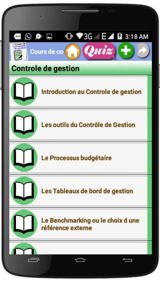 Cours de controle de gestion | Indus Appstore | Screenshot