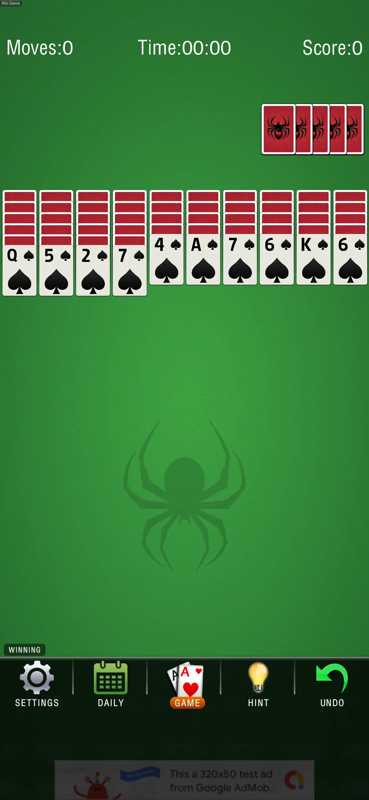 Spider Solitaire | Indus Appstore | Screenshot