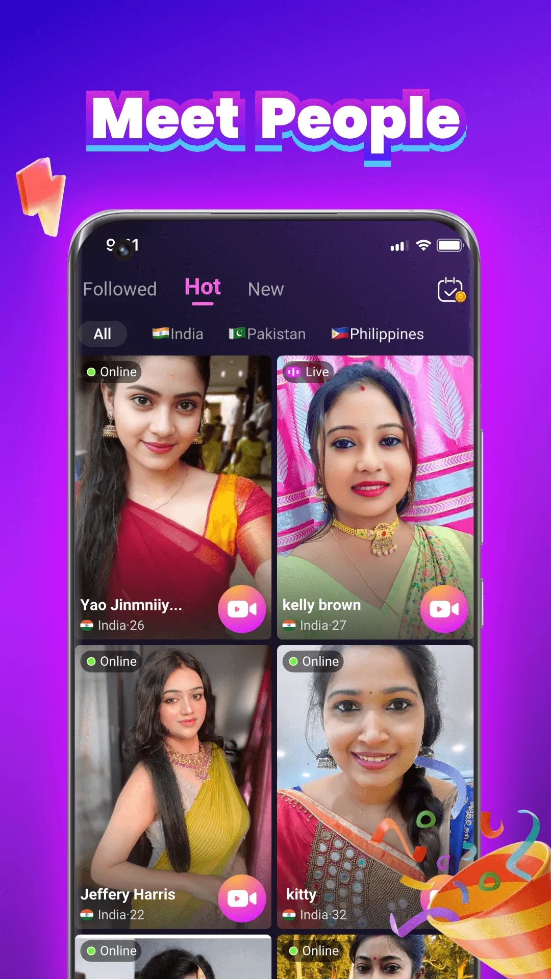 Hitto: Live Video Chats | Indus Appstore | Screenshot