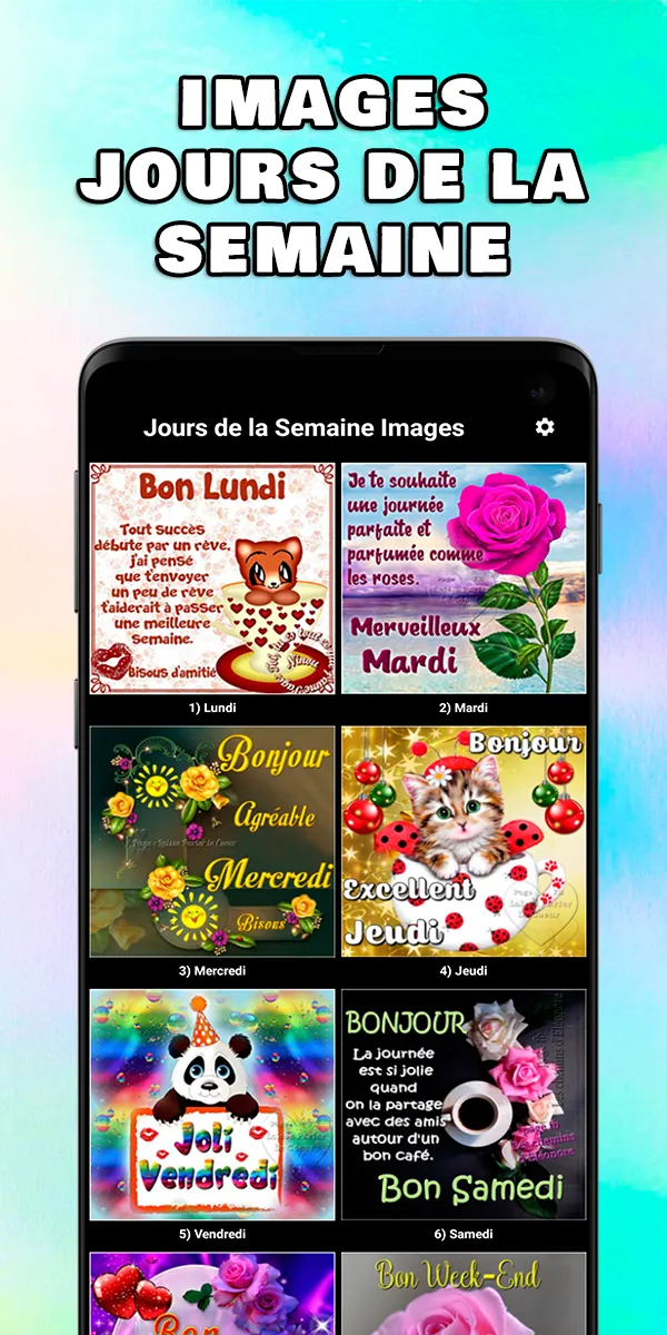 Images Jours de la Semaine | Indus Appstore | Screenshot