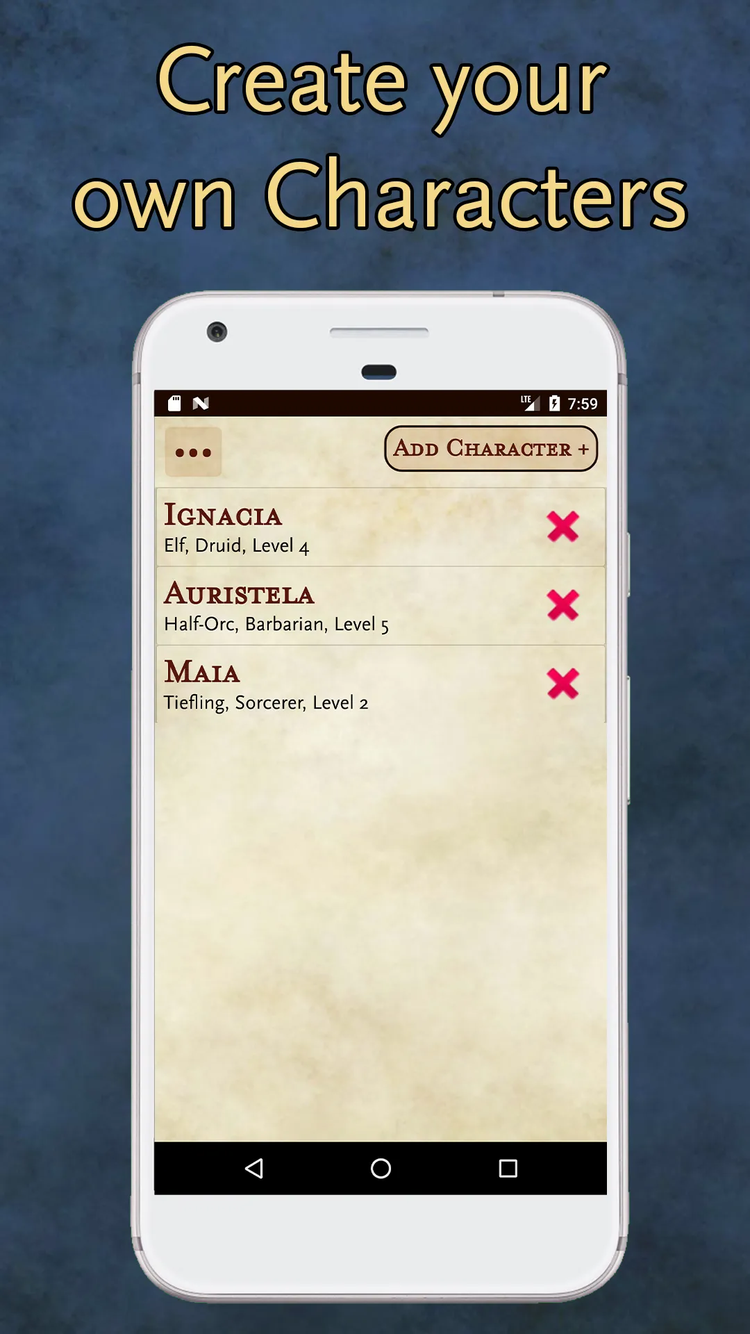 5e Character Sheet | Indus Appstore | Screenshot